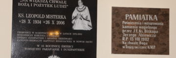 10. rocznica śmierci ks. Leopolda Misterki